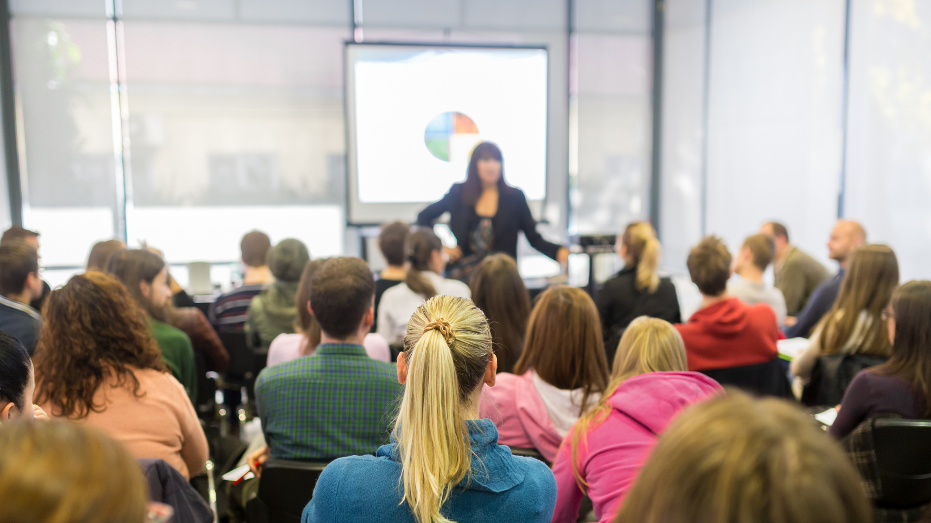 mulher palestra saúde mental